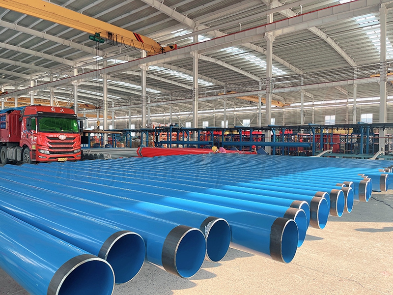 焊接连接涂塑钢管