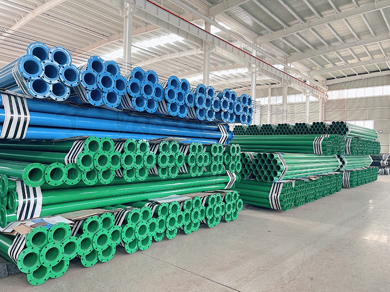 法兰连接涂塑钢管