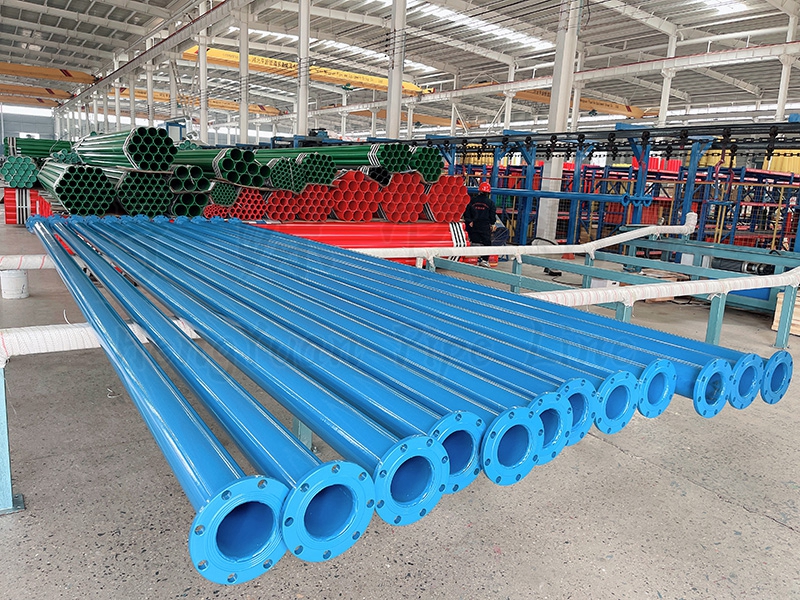 1144法兰连接涂塑钢管