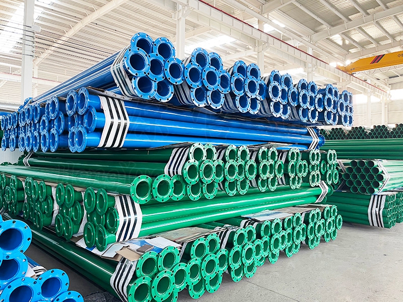 双密封法兰涂塑钢管