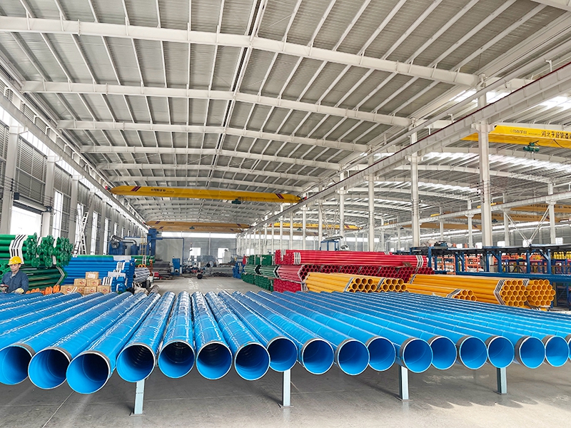 273螺旋涂塑钢管